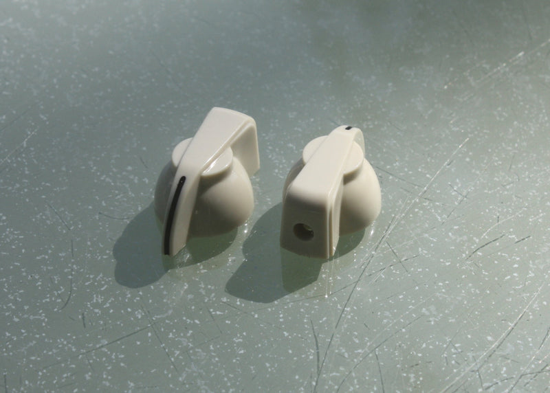 Chickenhead control knobs - Cream (pair)