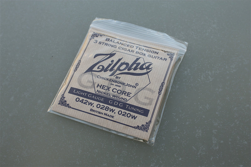 Zilpha Strings - Balanced Tension "Light Gauge" GDG (Nickel)