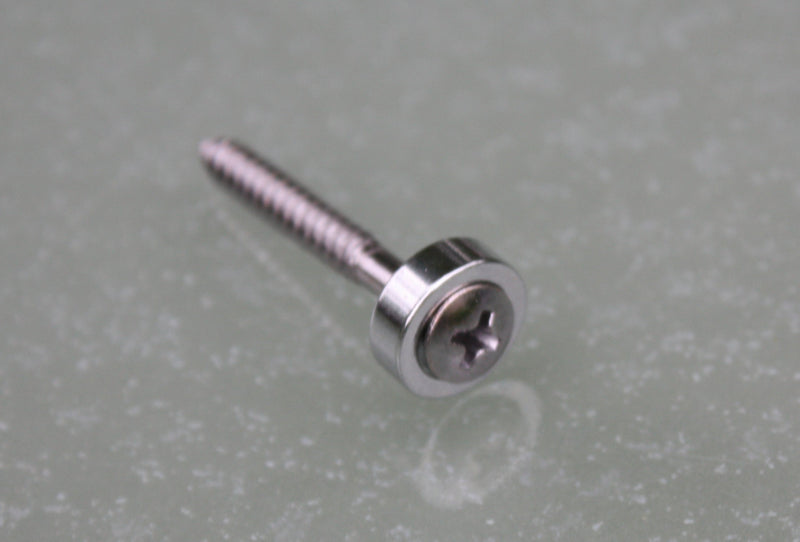 Neck fixing ferrule and screw ideal for the finishing touch to your guitar.