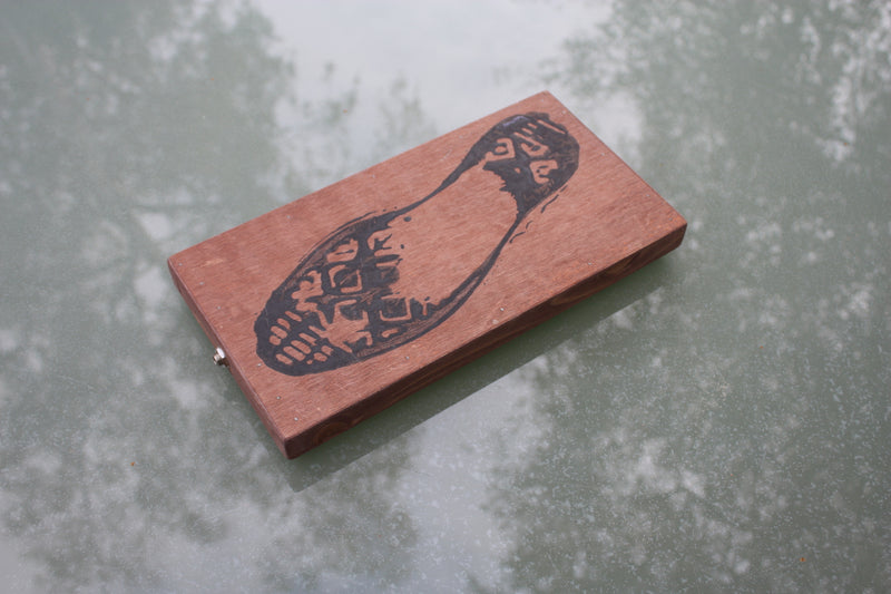 Footstomp Box - Natural Wood Stomper